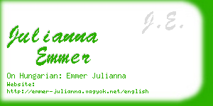 julianna emmer business card